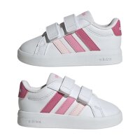 adidas Grand Court 3.0 Kids Schuhe Kinder - white/pink fusion/bliss pink