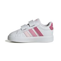 adidas Grand Court 3.0 Kids Schuhe Kinder - white/pink fusion/bliss pink