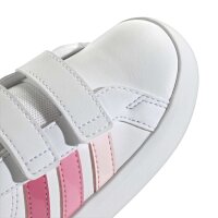 adidas Grand Court 3.0 Kids Schuhe Kinder - white/pink fusion/bliss pink