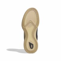 adidas Dame X Schuhe - warm sandstone/core black/lucid lemon