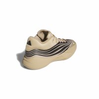adidas Dame X Schuhe - warm sandstone/core black/lucid lemon