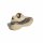adidas Dame X Schuhe - warm sandstone/core black/lucid lemon