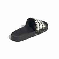adidas Shower Adilette - core black/alumina/tent green