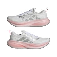 adidas Supernova Glide W Sportschuhe Damen - white/silver met./lucid red