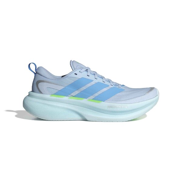 adidas Supernova Glide W Laufschuhe Damen - crystal sky/blue burst/lime burst