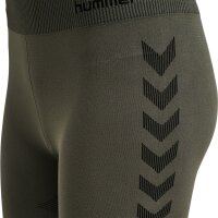 hummel First Seamless Trainings-Tight Damen - grape leaf