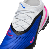 Nike Phantom 6 Low Pro TF Herren Attack - weiß/blau/pink