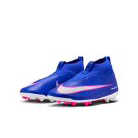 Nike Mercurial Superfly 10 Academy AG Kinder Attack - blau/weiß/pink