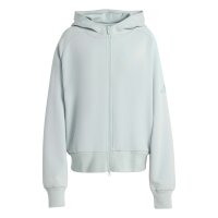 adidas Soft Lux Full-Zip Hoodie Damen - hellgrün