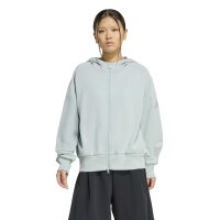 adidas Soft Lux Full-Zip Hoodie Damen - hellgrün