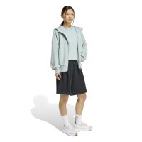 adidas Soft Lux Full-Zip Hoodie Damen - hellgrün