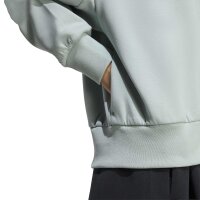 adidas Soft Lux Full-Zip Hoodie Damen - hellgrün