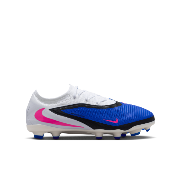 Nike Phantom 6 Low Pro FG Kinder Attack - weiß/blau/pink