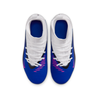 Nike Phantom 6 High Club FG Kinder Attack - weiß/blau/pink