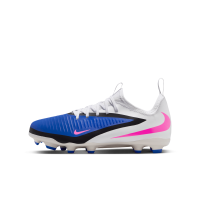 Nike Phantom 6 Low Academy FG Kinder Attack - weiß/blau/pink - 35