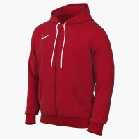 Nike Park 26 Fleece Full-Zip Hoodie Herren - rot/weiß