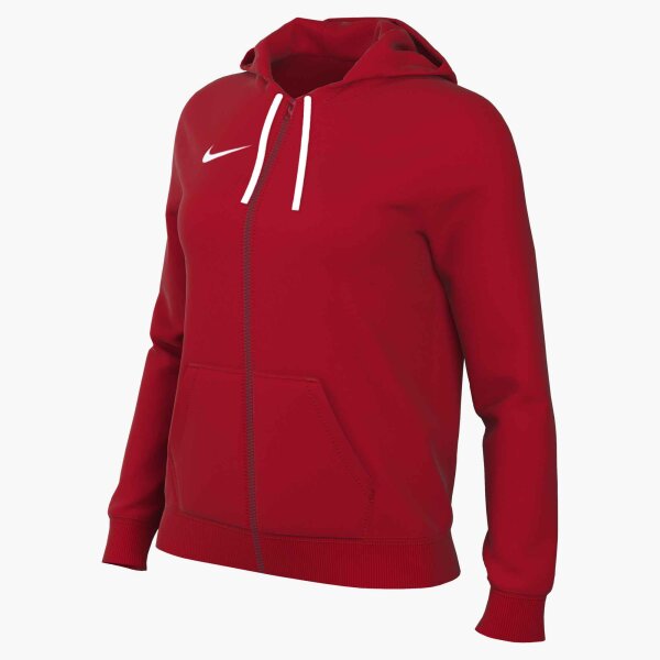 Nike Park 26 Fleece Full-Zip Hoodie Damen - rot/weiß