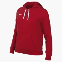 Nike Park 26 Fleece Full-Zip Hoodie Damen - rot/weiß