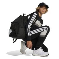 adidas Seasonal Essentials Tiberio 3-Streifen Kids Hose Kinder - black/white/grey two