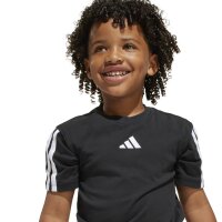 adidas Essentials Kids T-Shirt Kinder - black/white/h
