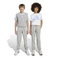 adidas Essentials Kids Hose Kinder - medium grey heather/white