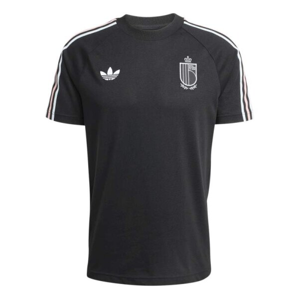 adidas Belgien RBFA OG T-Shirt Herren - schwarz/hellblau/pink