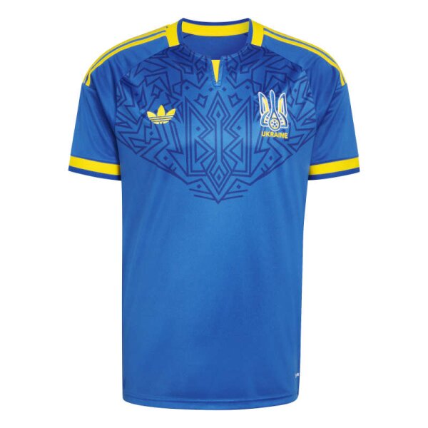 adidas Ukraine Away Trikot Herren WM2026 - blau/gelb