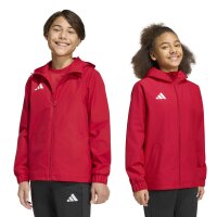 adidas Entrada 26 Allwetter Jacke Kinder - team power red 2/white