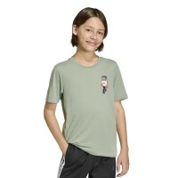 adidas Minecraft Training T-Shirt Kinder - silver green