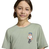 adidas Minecraft Training T-Shirt Kinder - silver green