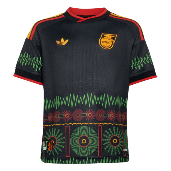 adidas Jamaica 26 Auswärtstrikot Kids Kinder - black