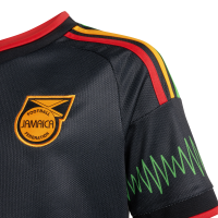 adidas Jamaica 26 Auswärtstrikot Kids Kinder - black