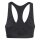 adidas Optime Essentials Workout Zip-Front Medium Support Sport-Bh Damen - black