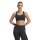 adidas Optime Essentials Workout Zip-Front Medium Support Sport-Bh Damen - black