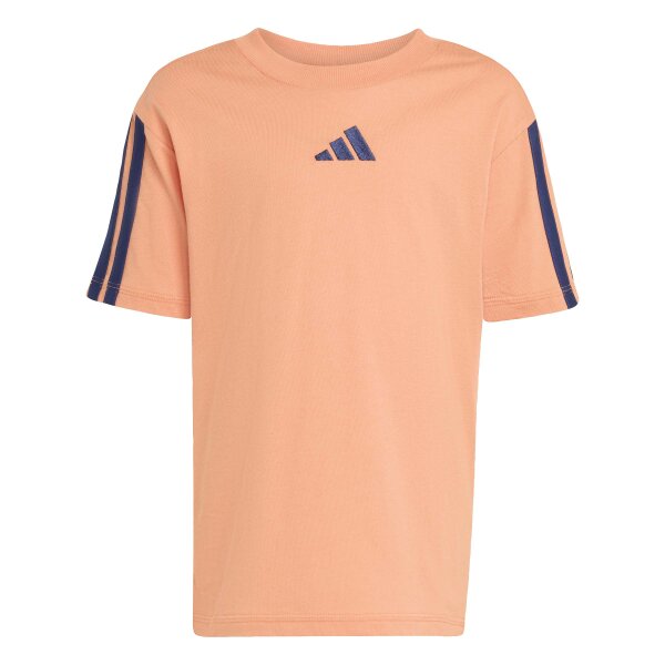 adidas Essentials Kids T-Shirt-Set Kinder - dusky orange/dark blue