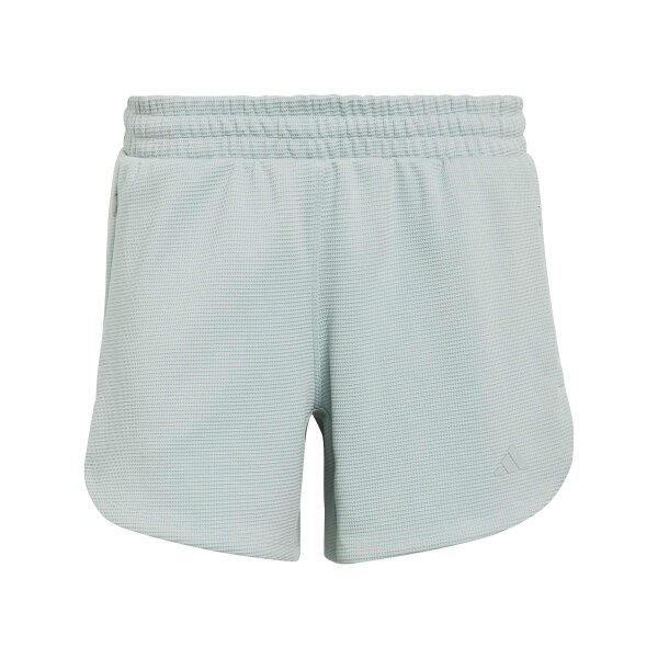 adidas Pacer Workout Waffle Shorts Damen - wonder sage