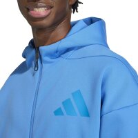 adidas New Adidas Z.N.E. Zip-Hoodie Herren - ray blue