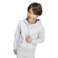 adidas Ent26 Fz Hood Y Hoodie Kinder - team light grey/white