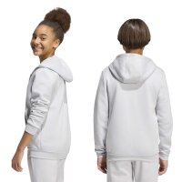 adidas Ent26 Fz Hood Y Hoodie Kinder - team light grey/white