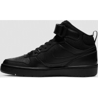 Nike Court Borough Mid 2 BigSneaker Kinder - black/black-black