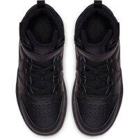 Nike Court Borough Mid 2 Little Kid Sneaker Kinder - black/black-black