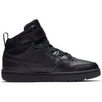 Nike Court Borough Mid 2 Little Kid Sneaker Kinder - black/black-black