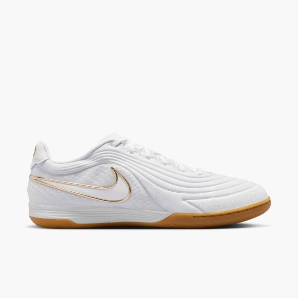 Nike Tiempo Reactgato IC Fußballschuhe Herren - white/metallic gold