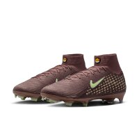 Nike Mercurial Superfly 10 Elite FG High Herren Mbappe - plum eclipse/metallic silver