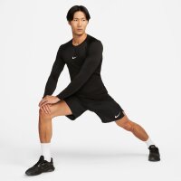 Nike M Np Df Tight Top Ls Herren - black/white