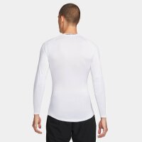 Nike M Np Df Tight Top Ls Herren - white/black
