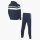 Nike K Nsw Df Tracksuit Mxd Mtrl T-Shirt Kinder - midnight navy/white/white