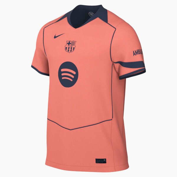 Nike FC Barcelona M Nk Df Jsy Ss Stad 3R Funktionsshirt Herren - bright mango/midnight navy/midnight