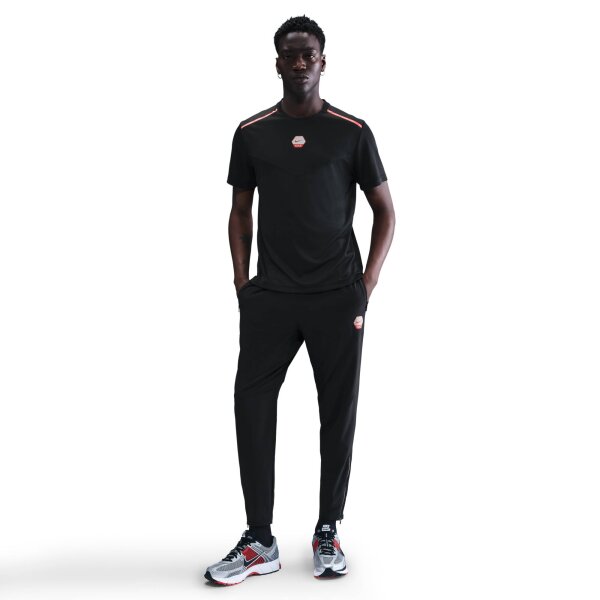 Nike Sportswearrunning Pants Herren - black/lt crimson