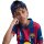 Nike FC Barcelona Y Nk Df Jsy Ss Stad Se T-Shirt Kinder - gym blue/gym blue/salsa red/opti ye